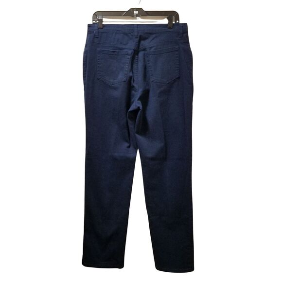 Gloria Vanderbilt Amanda Jeans Women's 12 Navy Blue Colored Blue Stretch 34x30.5 - Picture 2 of 4